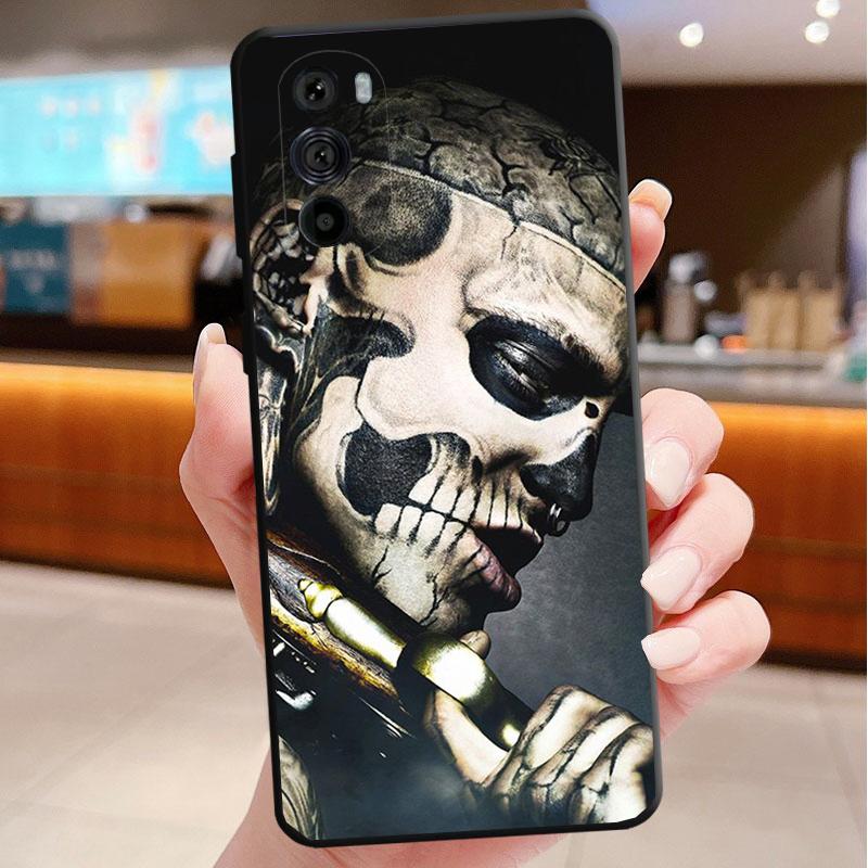 

Grim Reaper Skull Skeleton Case For Motorola Edge 50 40 Pro 50 40 30 Ultra Neo Fusion Moto G84 G54 G24 G53 G72 G60 Moto Edge 40