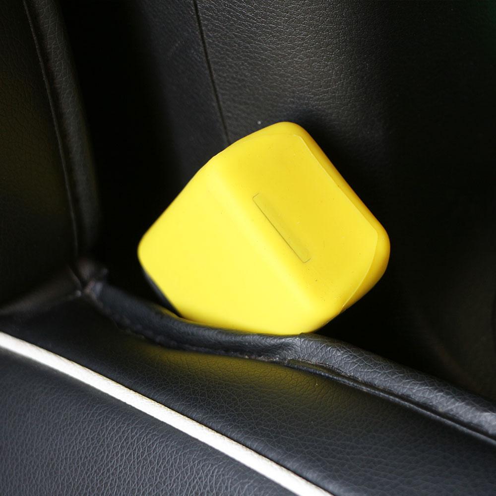 Color My Life Rubber Car Seat Belt Clips Locking Buckles Cover for Ford Focus 2 3 4 Fiesta Ecosport Kuga Escape Mondeo