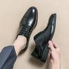 Fashion New Men Dress Shoes Luxury Brand Business Leather Shoes for Mens Comfortable Pointed Social Shoe Male Black Casual Wedding Shoes