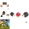 Charming Mini Animals Resin Ornaments For Delightful Fairy Garden Decoration