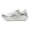 Li Ning Jing Hong Confortáveis Macios Com Retorno Casual Tênis de Corrida Tênis Feminino Prata ARHV024-19