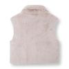 Women's autumn and winter stand-up collar sleeveless vest retro European and American fur integrated casual vest French thermal jacket