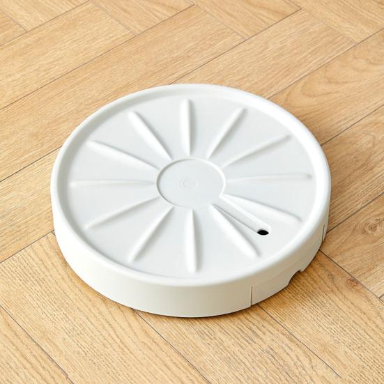 Flower Pot Tray 13 Inch Rolling Plant Caddy with Silent Wheels Easy Pot Movement Thickened Resin Flower Pot Tray