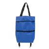 Cloth Foldable Shopping Bag with Wheels, Portable Trolley Bag for Grocery Shopping
