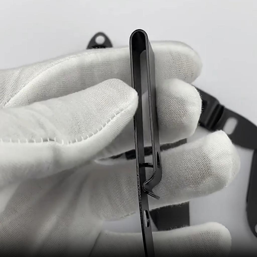 Messerscheide Rückenclip Scheide Trageclip Edelstahl Holster Clip Set K Scheide Gürtelclip Zubehör