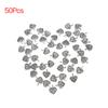 50Pcs Hollow Heart Pendant Necklace Bracelet Alloy Pendant Jewelry Decoration