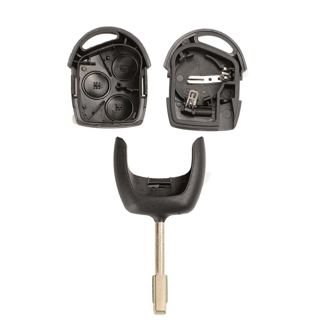 Jingyuqin 3 Tasten Fernbedienung Autoschlüssel Gehäuse Hülle Fob Abdeckungen Für Ford Focus Mondeo Festiva Fusion Suit Fiesta KA