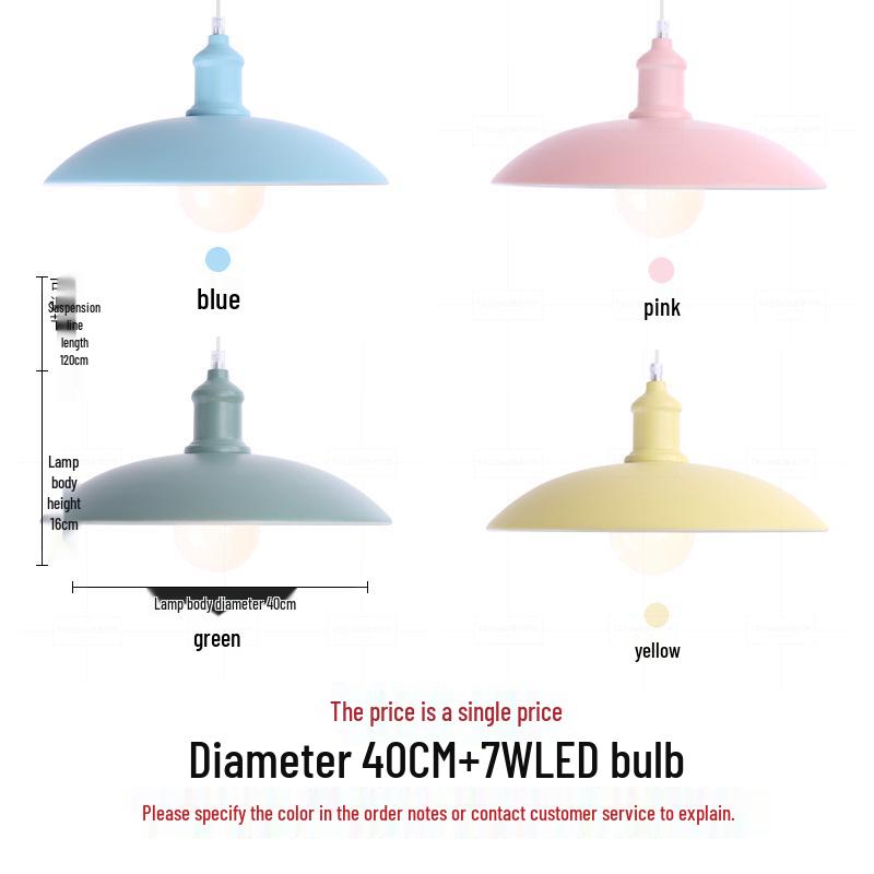 Nordic Loft Retro Industrial Pendant Light - Creative Wrought Iron Single Head Lampshade for Cafe and Bar