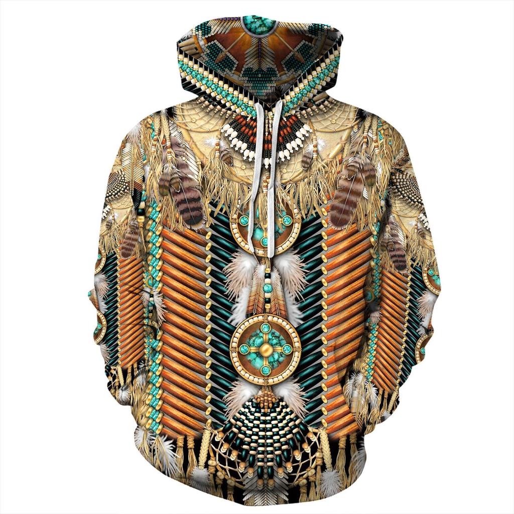 Men Large Size Loose Hooded Sweatshirt Men Sport Pullover 3D Digital Print Hoodies