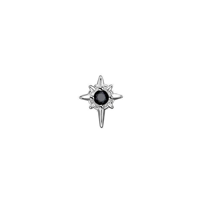 North Star Magnetic Stud Earrings: No Piercing, Hip Hop Style for Men & Women