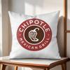 Food CChipotleS Cushion Cover Natural Linen Organic Fabric DoubleSided Printing Couch Pillow Covers Home Decor