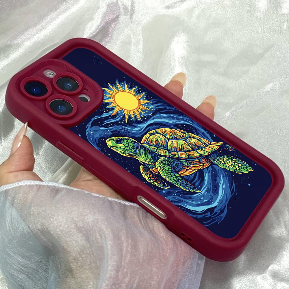 JT539 The Spiritual Meaning of Turtles for iPhone 17 16 15 14 13 12 Pro Max Samsung S26 S25 Ultra A17 A07 A56 A16 Xiaomi 15T Redmi 15c 14C Soft Case