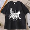 Abstract Cat Line T Shirt Minimalist Scribble Cat T-Shirt Funny Animal Tee Casual Comfortable Round Neck Short Sleeve Tshirt