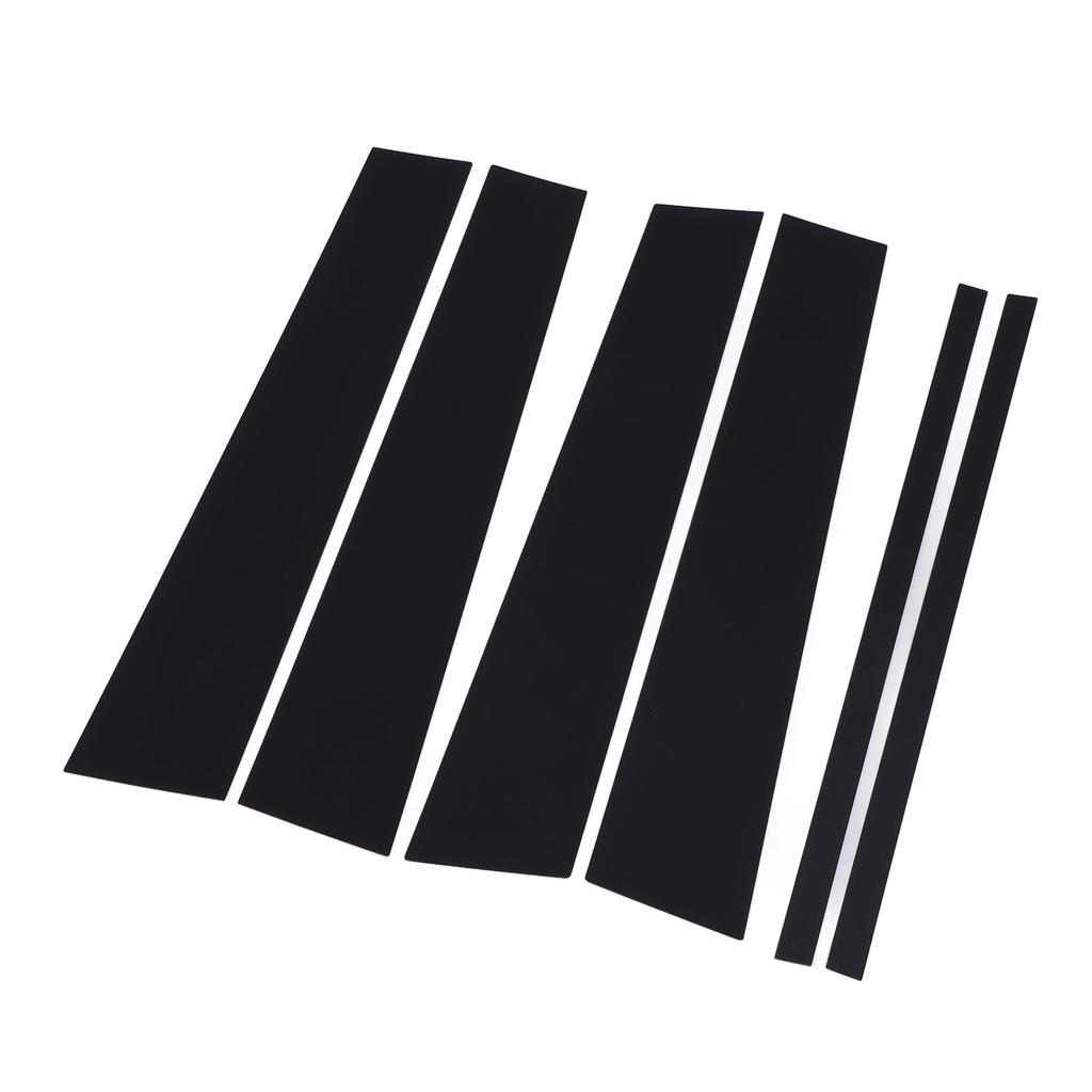 6pcs Pillar Post Trim High Strength PC Gloss Black Door Window Pillar Cover for Explorer Aviator