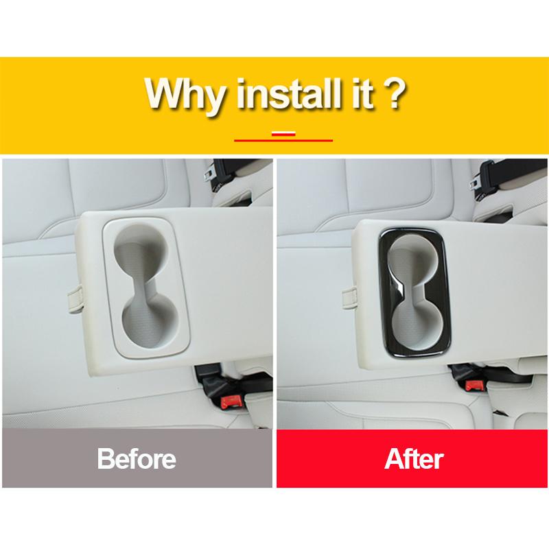 Pro Hyundai Tucson NX4 2022 2023 Hybrid N Line Autosedačka Řada zadních sedadel na vodu Držák hrnku Kryt Obložení Nerezové příslušenství