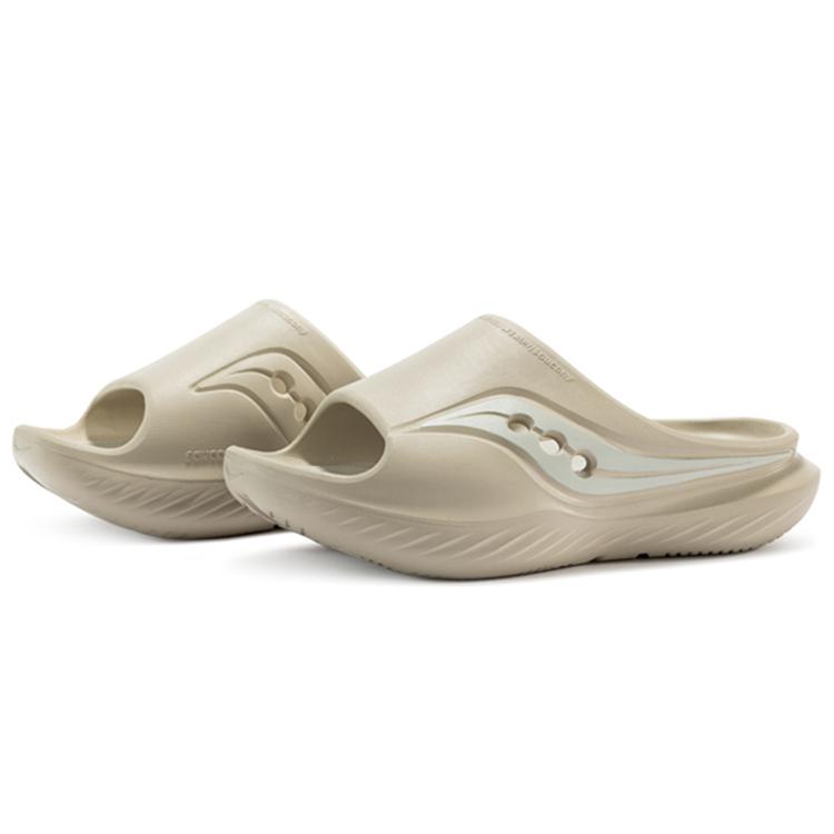Saucony Cradle Slip Resistant Abrasion Resistant Casual Slippers Unisex Beige S28901-1