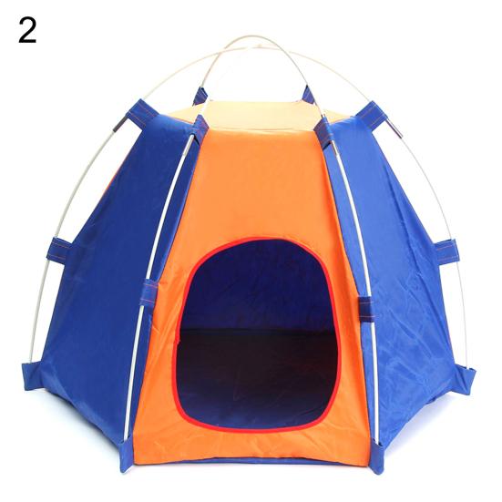 Summer Pet Dog Cat Puppy Portable Foldable Tent Breathable Outdoor House Cave