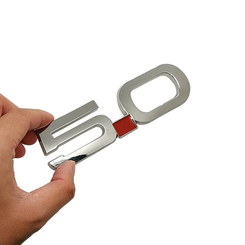 

5,0 автомобильная наклейка, эмблема, значок на задний багажник, наклейка для F1ord M1ustang GT 500 Cobra Focus Mondeo Fiesta