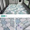 Kitchen, Bathroom, Non-slip Floor Stickers, Thickened Balcony Floor Wallpaper, Self-adhesive Waterproof Tile Stickers