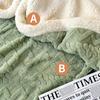 Single/Queen/Super King Thicker Fleece Throw Blanket for Bed or Sofa , Soft Plush Blanket