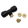 10Pcs Misting Atomization Nozzle Watering Kit 1/4"Slip Lock Low Pressure Garden Irrigation Cooling Landscaping Disinfect Sprayer