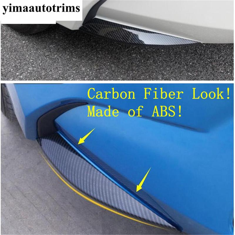 Car Front Bumper Corner Strip Protection Cover Trim ABS Chrome / Carbon Fiber Accessories For Toyota Corolla E210  - 2025