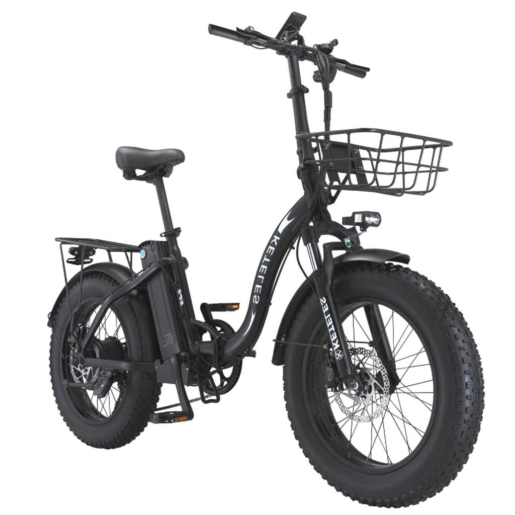 KETELES KF9 Langdistanse E-sykkel for voksen 1000W, 48V 35Ah, 150KM Maks rekkevidde, Vrigass, Forgaffel med låsing, Shimano 7-gir, LCD Fargedisplay