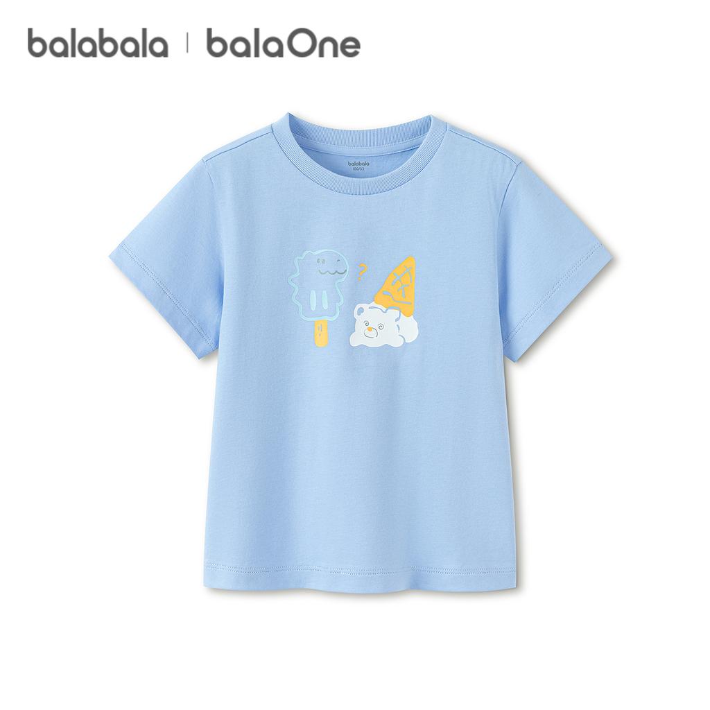 Balabala Boys and Girls Short-Sleeved T-Shirt