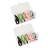 10PCS Soft Lure Swim Bait PVC Realistic Spinning Tail Simulation Fishing Lure Fishing Accessory for Bass Fishing