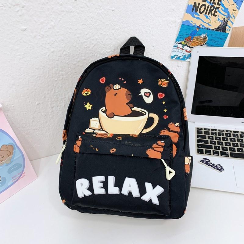 New Kindergarten Schoolbag Primary School Students Cute Cartoon Backpack Large Capacity Trend Printing Children's Backpack Fashion