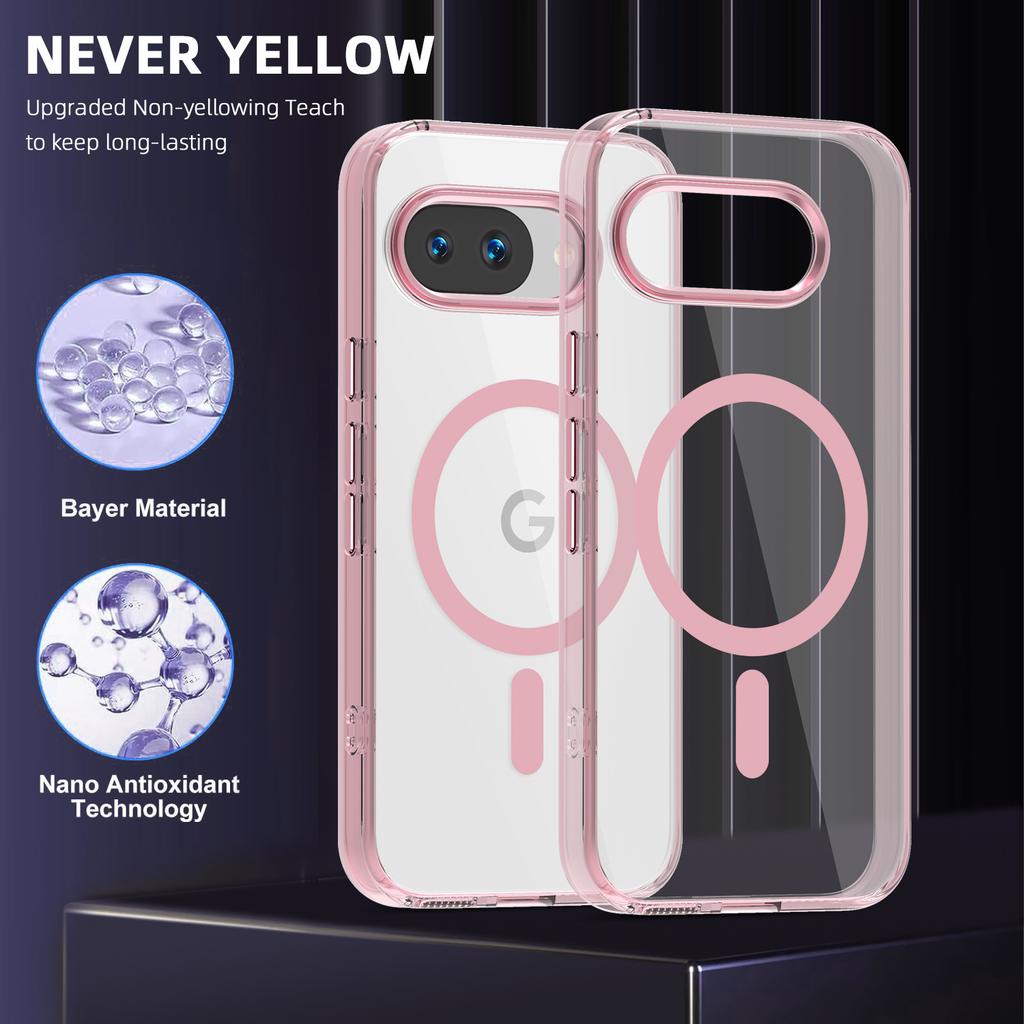 Applicable To Google 11ProXL Mobile Phone Case Magnetic Wireless Charging High Transparent Color goolge11A Anti-drop Protective Case