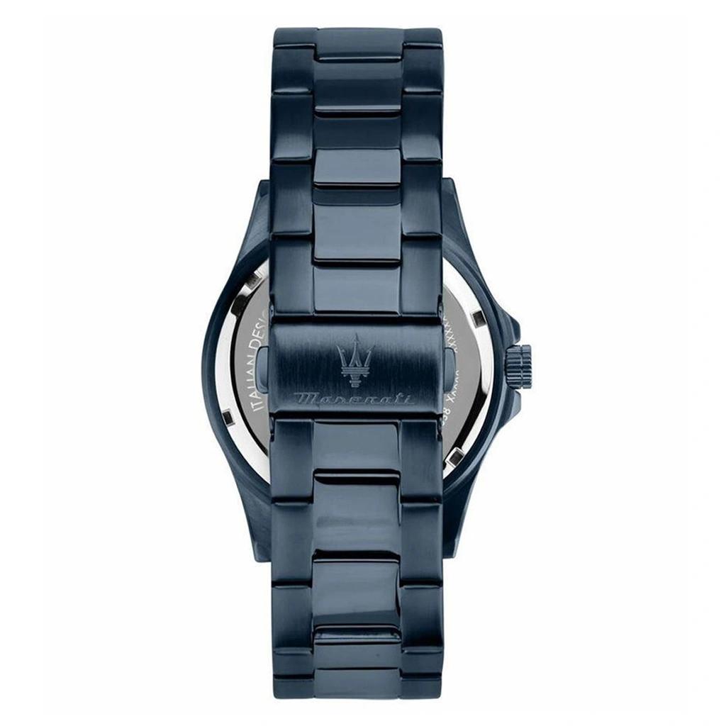 Maserati Competizione Stainless Steel Blue Sunray Dial Quartz R8853100037 100M Men's Watch