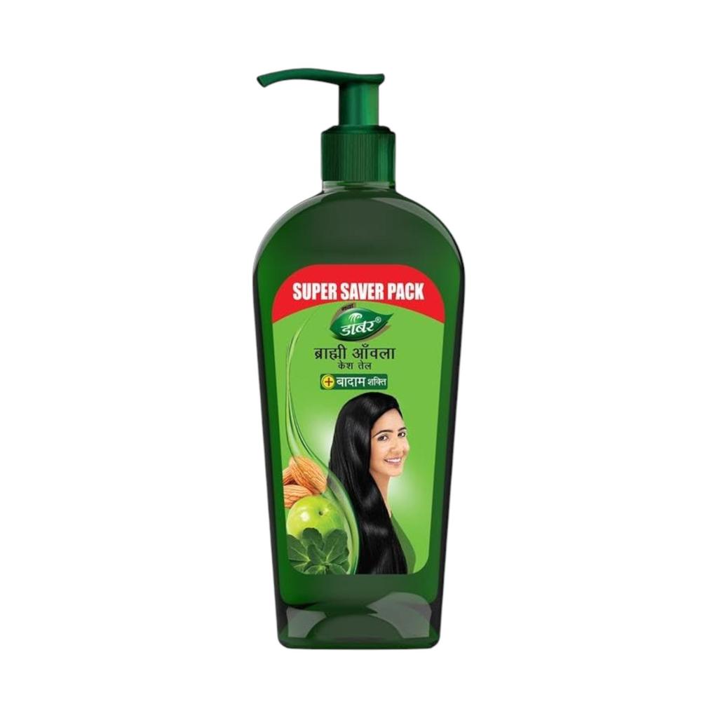 Dabur Brahmi Amla Hair Oil 600ml | Nourishing Hair Growth Oil With Almond Oil & Vitamin E | Strengthens Roots, Reduces Hair Fall & Enhances Shine