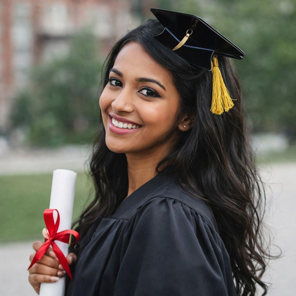 1/2 Pièces Chapeau de Doctorat Portable Pince à Cheveux Décorative Headwear Gland Pince à Cheveux Événement Cérémonie