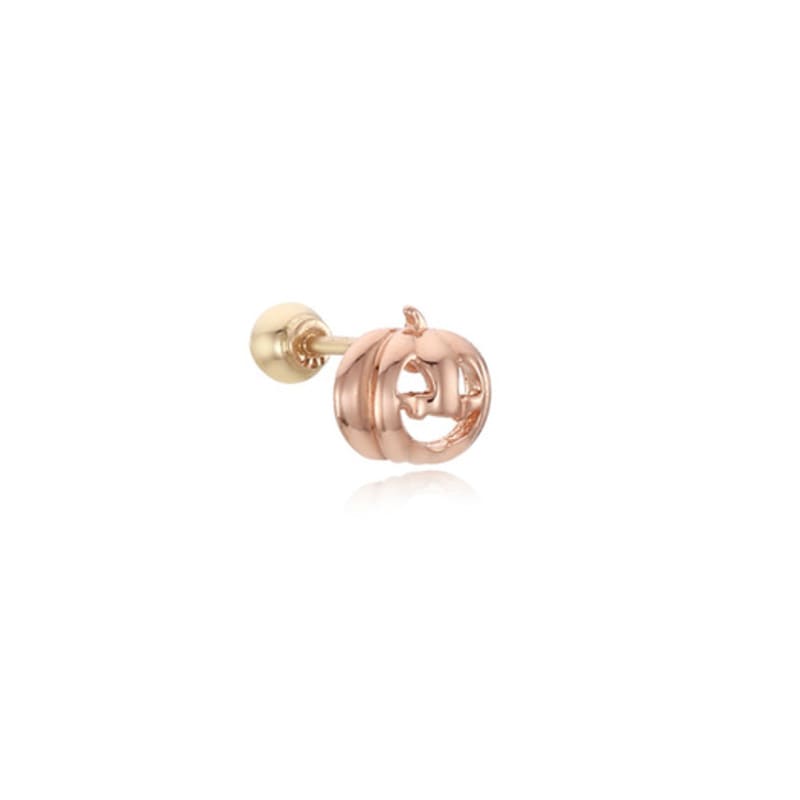 Tirr Lirr 14K Pink Gold Pumpkin Piercing TESK4P20674M