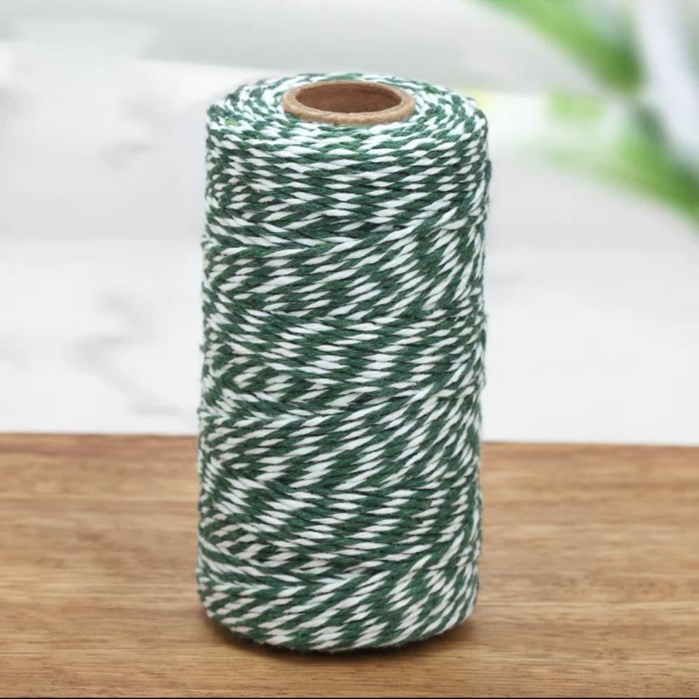 New Colourful Wrapping String Rope 100M Gift Box Packaging Box Packaging Rope DIY Cotton Cords Rop Christmas