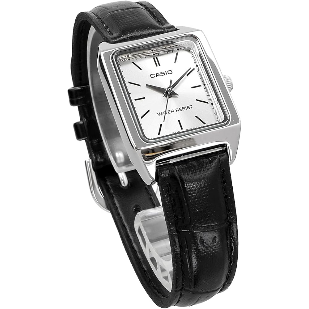 Casio Standard Quartz Women's Wristwatch LTP-V007L-7E1 Silver Black Overseas Model