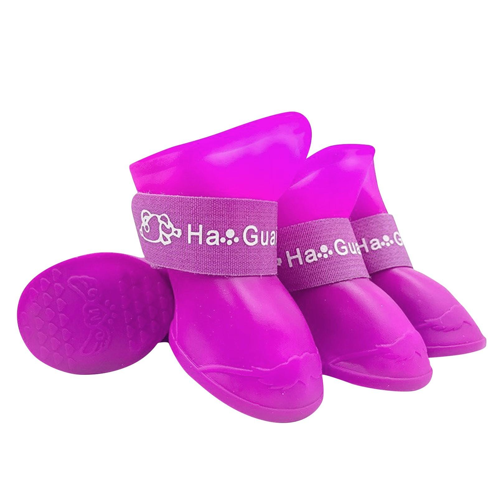 

Обувь для собак, нескользящие чехлы для ног, мягкие водонепроницаемые сапоги для маленьких собак и кошек S