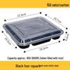 PP Food-Grade Multi-Compartment Disposable Takeout Boxes