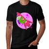 Clingy Sloth and Retro Rocket T-Shirt Large Size Casual Short Sleeve Top