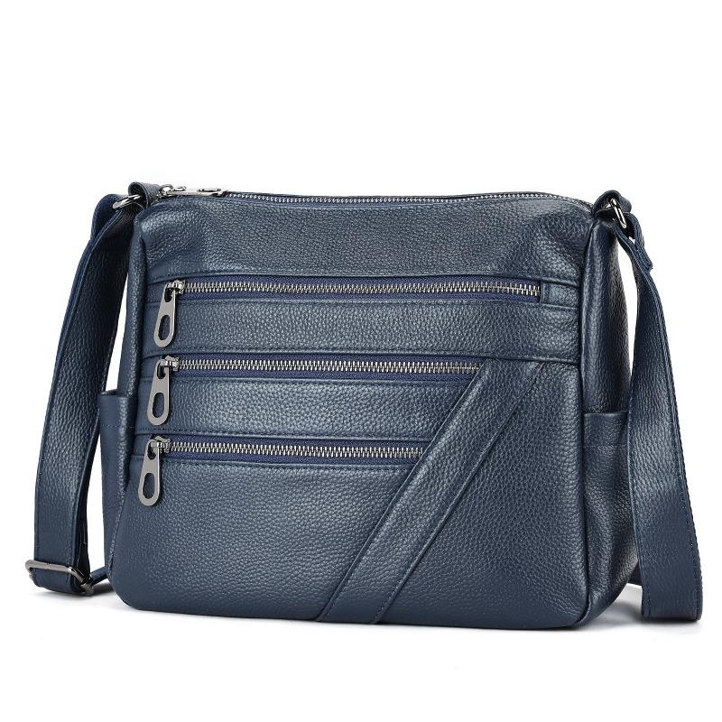 Genuine Leather Women's Crossbody Bag Top-grain Cowhide Women's Bag Single-shoulder Bag Commuting Crossbody Bag