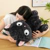 Cute Black Cat Doll Plush Toy Kitten Throw Pillow Sleeping Cushion Doll Birthday Gift Activity Doll