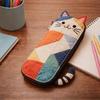 Patchwork Cartoon Pen Bag Japanese Style Stationery Storage Bag Fashion Cat Pencil Case  Office