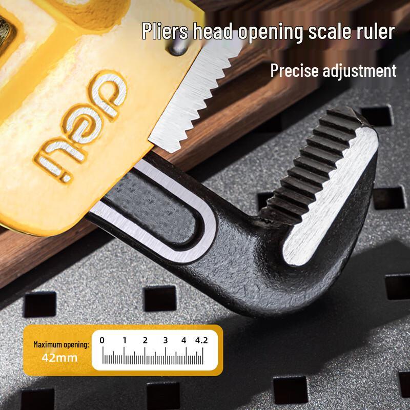 Deli 12-inch Pipe Wrench