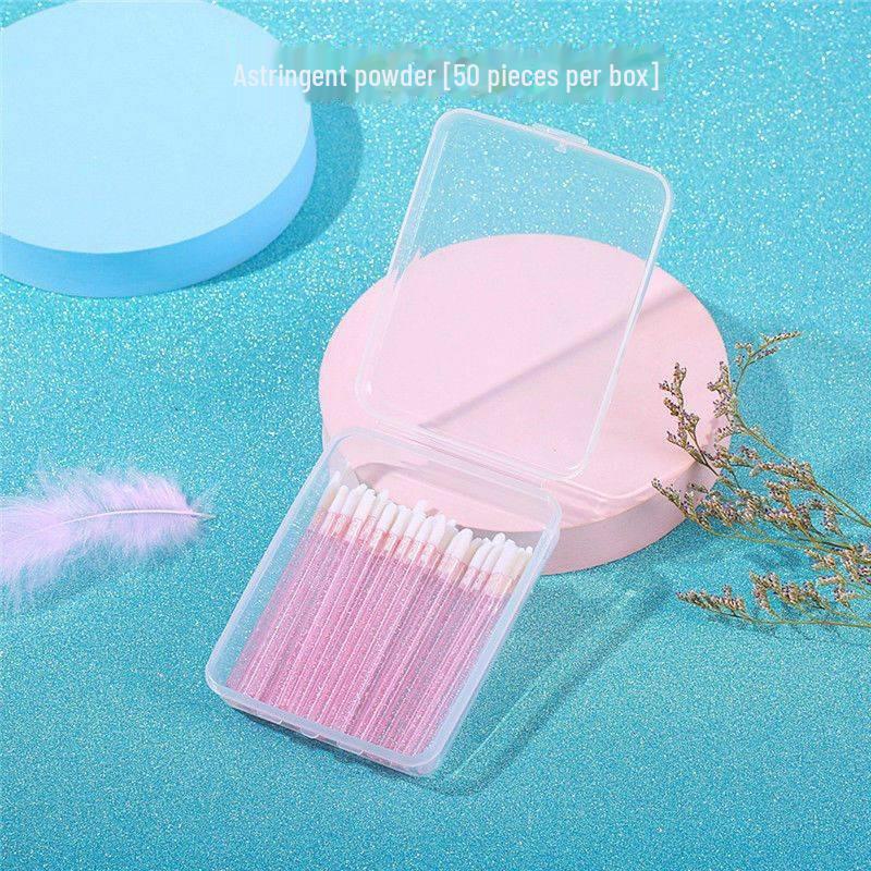 

Портативная одноразовая кисточка для губ в индивидуальной упаковке для точного макияжа губ. Идеально подходит для губной помады, блеска для губ и макияжа лица. Crystal Stem, 50 Pieces, Box розовый