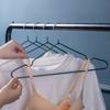 10pcs-Non-Slip Coated Metal Suit Coat Hangers Heavy Duty Clothes Hangers Metal Shirt Jacket Hanger with Round Notches for Dress