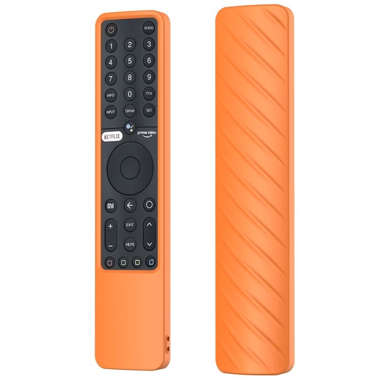 Suitable for Xiaomi P1 Remote Control Twill Washable Drop-proof Silicone Case for Xiaomi P1 Orange