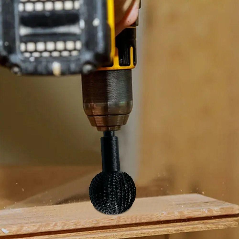Sphere Rotary Burr Wood Carving Grinding Head Grinding Polishing Round Drilling Bit  Woodworking