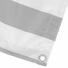 Balcony Privacy Screen Light Grey and White 120 x 300 cm