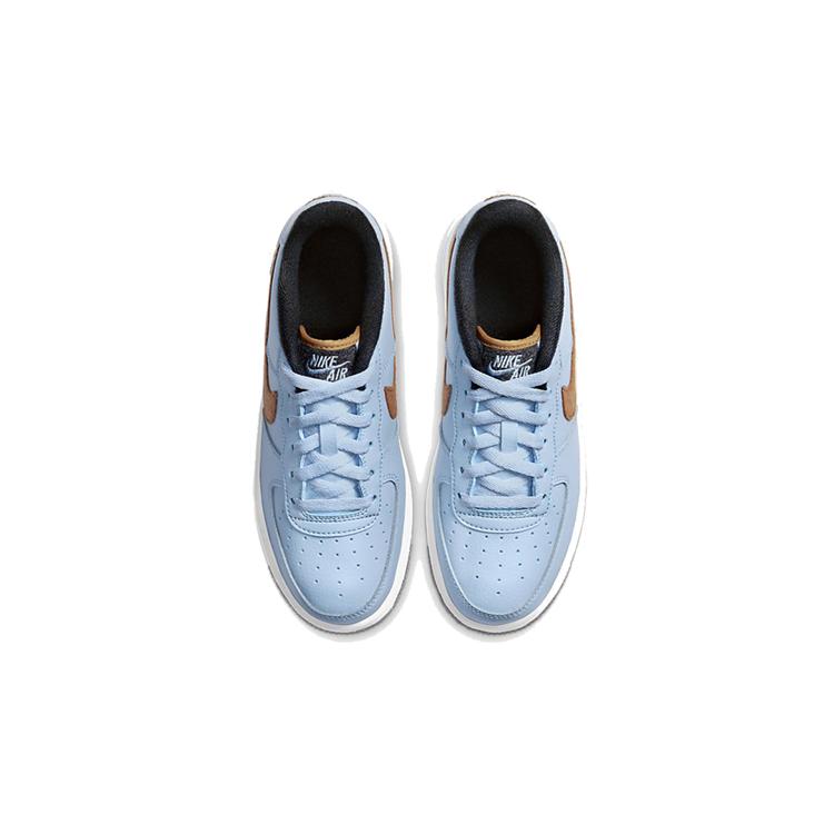Nike Air Force 1 Felt Low top Kids' Skateboarding Shoes Sky Blue Teenagers BV6058-400